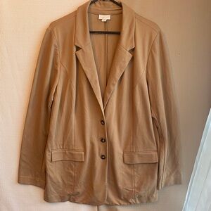 J. Jill Women's Tan Blazer